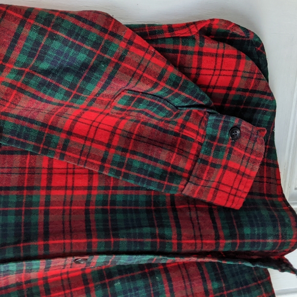 Woolrich vintage wool blend women's plaid shirt - Picture 4 of 5